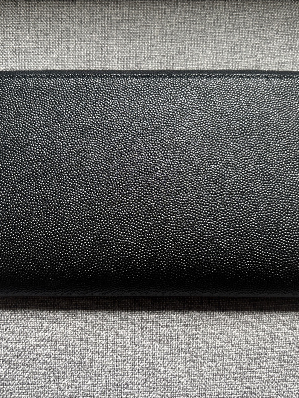 Yves Saint Laurent Black Leather Envelope Wallet Caviar - Picture 7 of 11